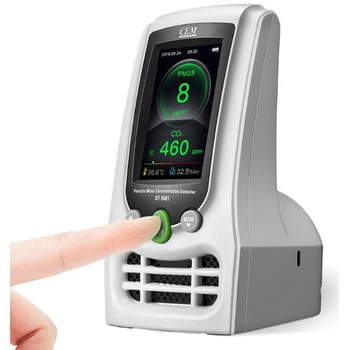 粒子質量濃度検出器 DT-968(PM2.5/PM10/HCHO/CO2/温度/湿度) CEM