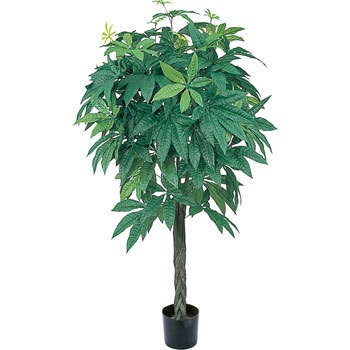 パキラ 横浜ディスプレイミュージアム 観葉植物壁掛け用 卓上用グリーン 造花 通販モノタロウ Glp 1040