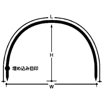 11S-327 トンネル支柱 1セット(50本) 積水樹脂 【通販サイトMonotaRO】