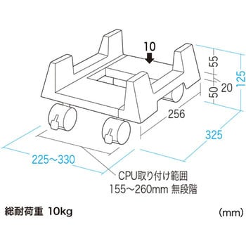 CP-033 CPUスタンド 1台 サンワサプライ 【通販サイトMonotaRO】