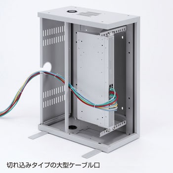 CP-HBOX4U HUBボックス(4U) サンワサプライ 間口420mm奥行240mm高さ