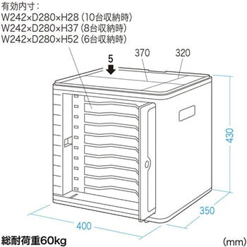 iPad・タブレット収納キャビネット サンワサプライ