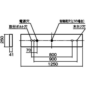 NNF42500LT9 直管LEDランプ搭載ベースライト 直付 スリムベース型器具