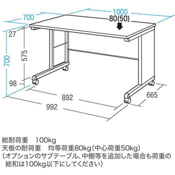 SH-FD1070 デスク 1台 サンワサプライ 【通販サイトMonotaRO】