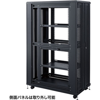観音扉19インチマウントサーバーラック サンワサプライ