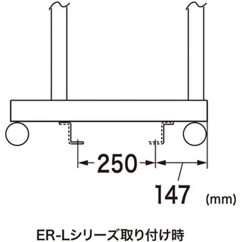 床固定金具(ラック用) サンワサプライ