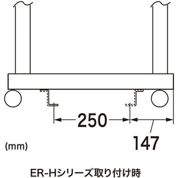 床固定金具(ラック用) サンワサプライ