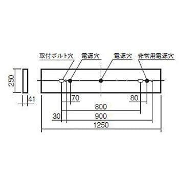 FSB42500APH9/FHF32EXNH x 2 蛍光灯ベースライト(直付型) 下面開放