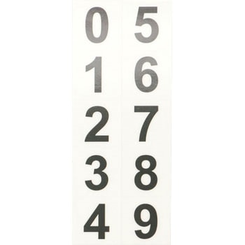ステッカー 数字 透明 モノタロウ