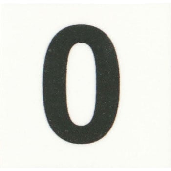 ステッカー 数字 白 モノタロウ