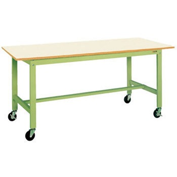 軽量作業台(KKタイプ/耐荷重200kg/ポリエステル天板/キャスター付) サカエ