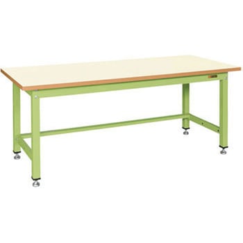 中量作業台(KVタイプ/耐荷重1200kg/メラミン天板/H740/固定式) サカエ