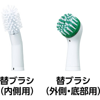 電動シューズブラシ 替えブラシセット ソニックスクラバー