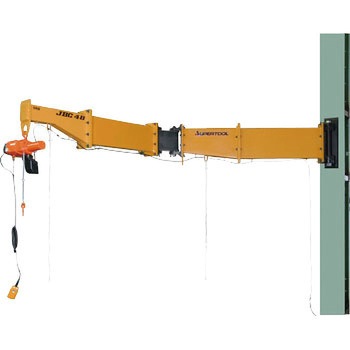 JBCT2540H 二速電動チェーンブロック付ジブクレーン 溶接型・柱取付式 1台 スーパーツール 【通販モノタロウ】