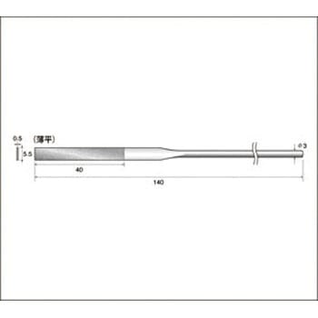ダイヤモンドヤスリ NSK(ナカニシ)