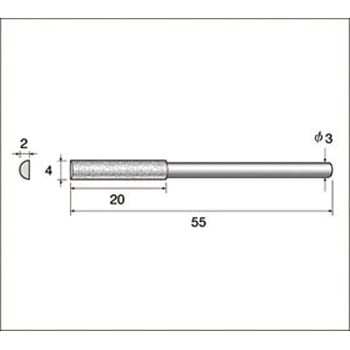 電着ダイヤモンドヤスリ NSK(ナカニシ)