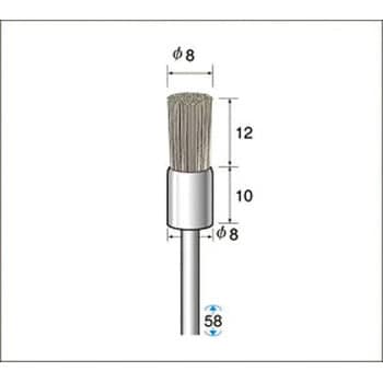 50736 耐熱ナイロンブラシ 1セット(5本) ナカニシ(NSK) 【通販サイト