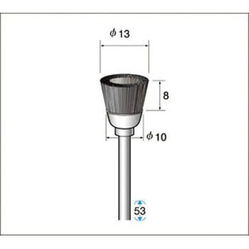 静電防止ナイロンブラシ NSK(ナカニシ)