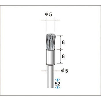 ダイヤ入りナイロンブラシ NSK(ナカニシ)