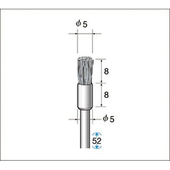 ダイヤ入りナイロンブラシ NSK(ナカニシ)