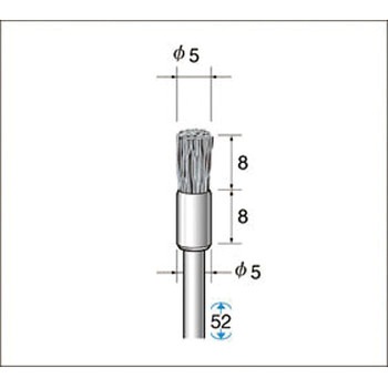 ダイヤ入りナイロンブラシ NSK(ナカニシ)