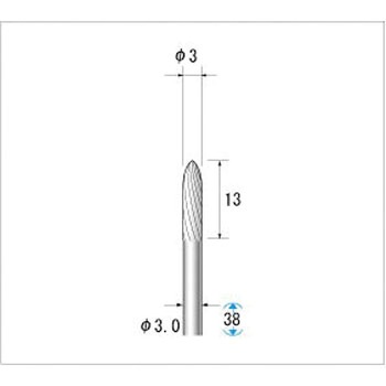 逆回転用超硬カッター NSK(ナカニシ)