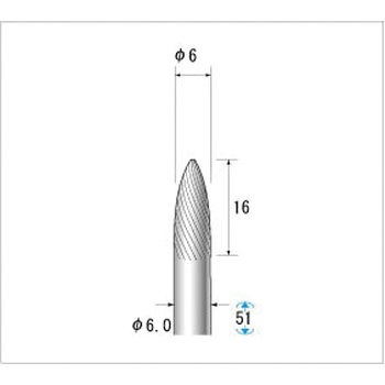 逆回転用超硬カッター NSK(ナカニシ)