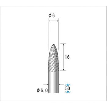 逆回転用超硬カッター NSK(ナカニシ)