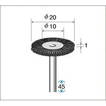 50123 毛ブラシ ハード 豚毛 NSK(ナカニシ) 89564658