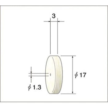 ホイール型フェルトバフ NSK(ナカニシ)