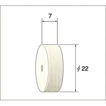 53918 ホイール型フェルトバフ NSK(ナカニシ) 89567695