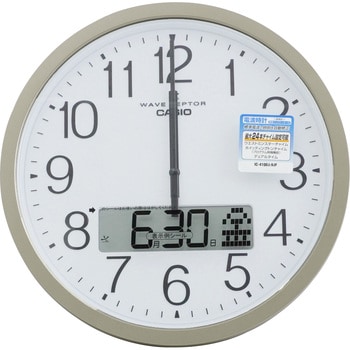 電波掛時計 カシオ計算機 丸型掛け時計 【通販モノタロウ】 IC-4100J-9JF