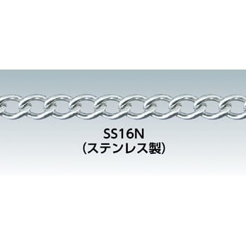 新品定番人気 ニッサチェイン SUS316 マンテルチェイン 30M SM126HG