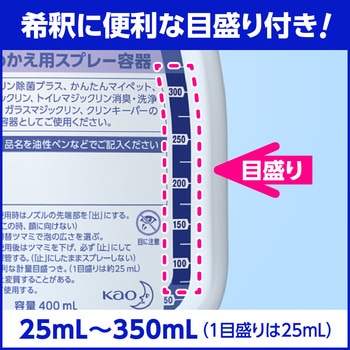 住居用洗剤スプレー400ML容器 花王