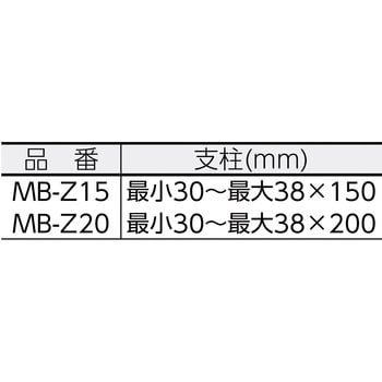 MB-Z20 高剛性マグネットスタンド 1個 カネテック 【通販サイトMonotaRO】