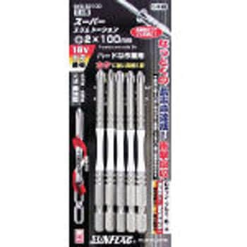 段付スリムトーションビット5本組 サンフラッグ(新亀製作所)