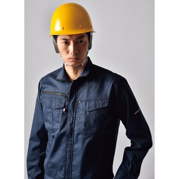 エアライト搭載ヘルメット(軽量FRP製・かるメット) 谷沢製作所