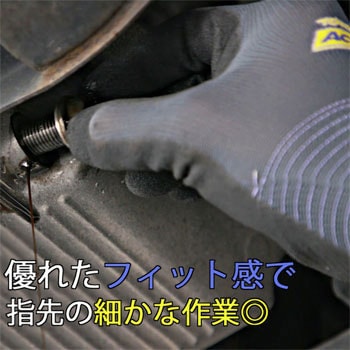 ニトリル背抜き手袋 アクティブグリップ トワロン(TOWA/東和コーポレーション)