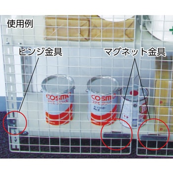 ディスプレイネット用ヒンジ金具 TRUSCO