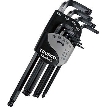 ボールポイントヘックスローブレンチセット TRUSCO トルクスレンチL型