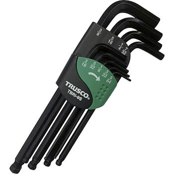 ボールポイント六角棒レンチセット(インチタイプ) TRUSCO