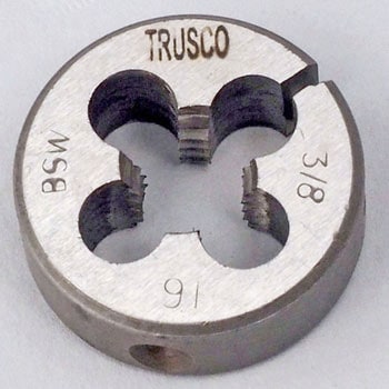 丸ダイス 25径 ウイットねじ TRUSCO