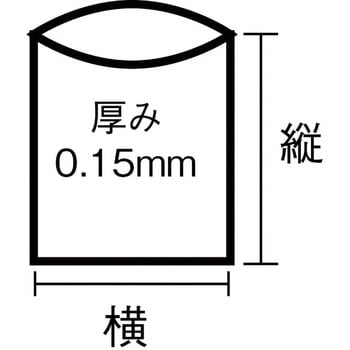 U-0090 業務用ポリ袋 1袋(5袋) TRUSCO 【通販サイトMonotaRO】