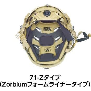 71-Z21S-B21 カーボンヘルメット Zorbiumフォームライナ 1個 TEAMWENDY 