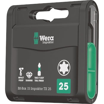 867/1 インパクター ダイヤモンドビットボックスセット - Wera
