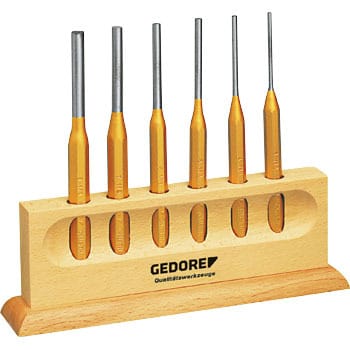 Gedore 8839990 116 L Pin punch set 6 pcs in plastic holder