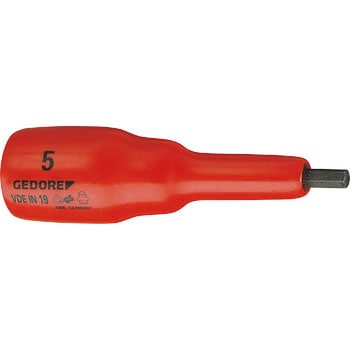 絶縁ヘキサゴンビットソケット1/2 GEDORE