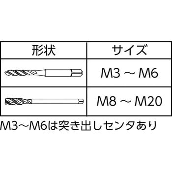 OS)SP P4 M16×2(+40) スパイラルタップ(メートルねじ用) オーバー