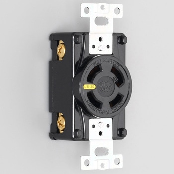 4320-L15 ���|�` �����R���Z���g �A�����J���d�@ 30A 250V �ɐ�:�ڒn3P ����107mm 89682616