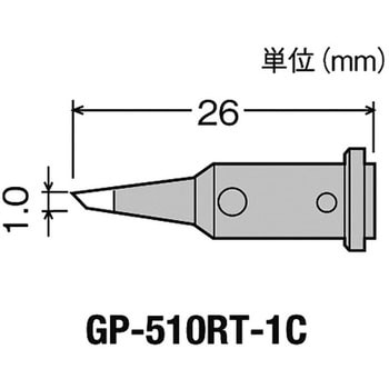 替こて先 GP510用 goot(太洋電機産業)